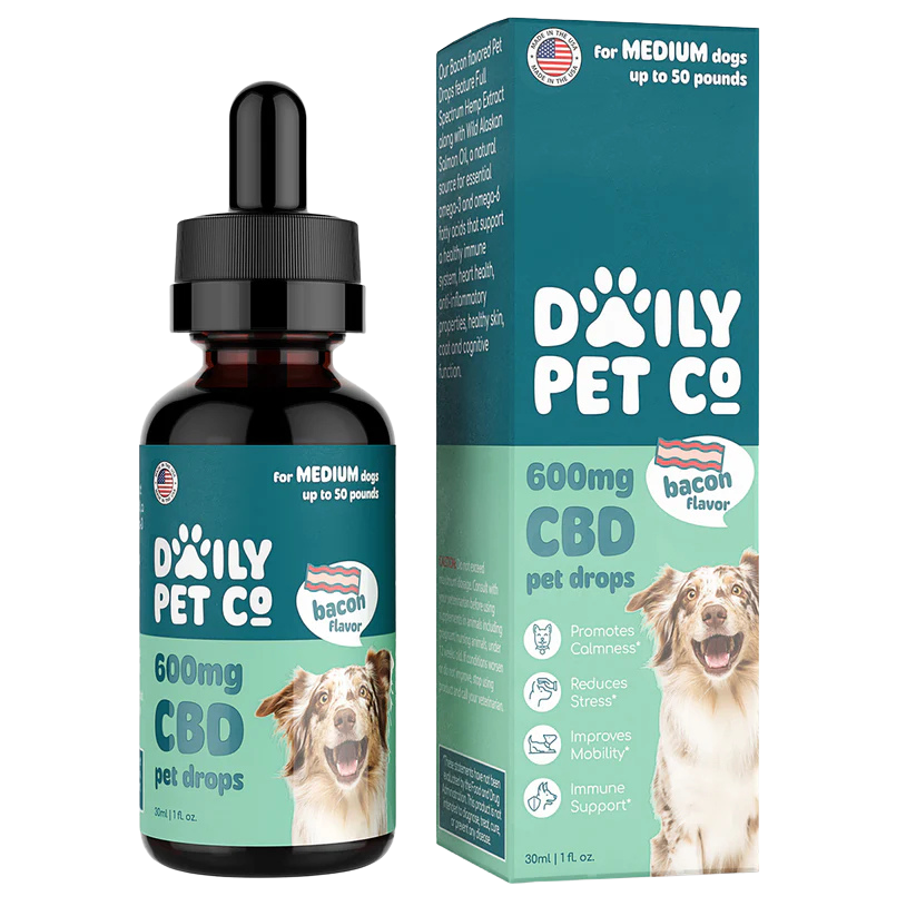 Daily Pet Co. 600MG Medium Dog Drops