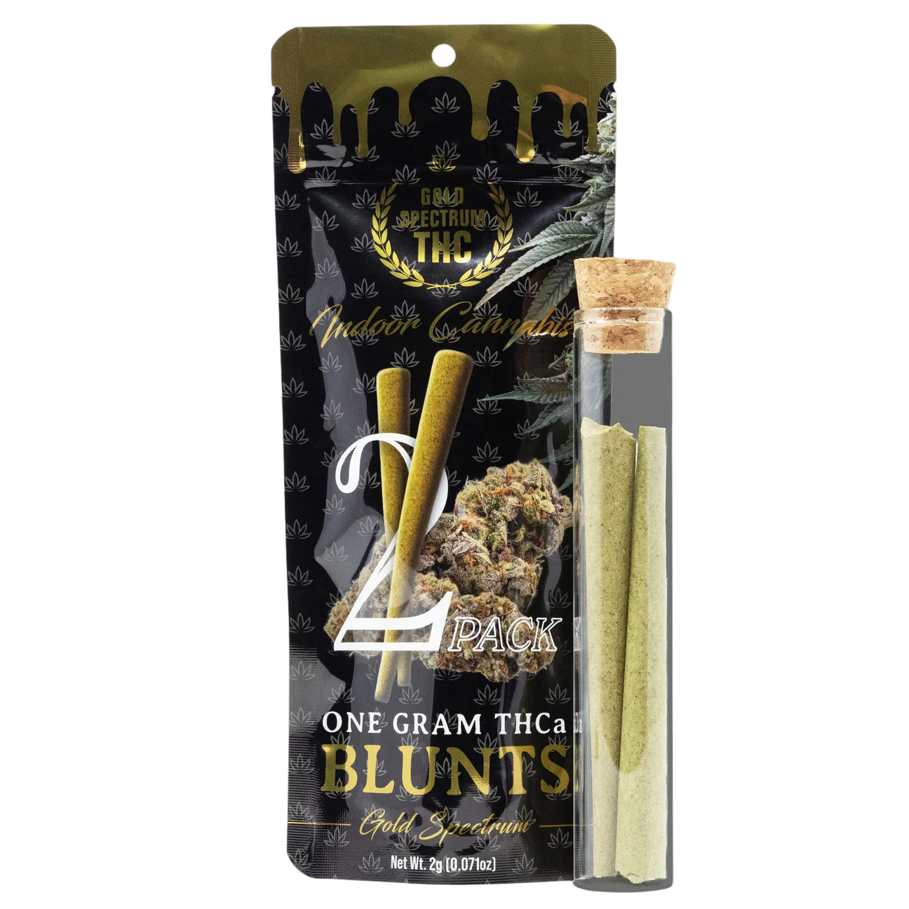 Gold Spectrum 1.5g THCa Blunts 2pk