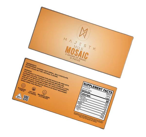 Majestk Magic Mushroom Chocolate Bar 6G