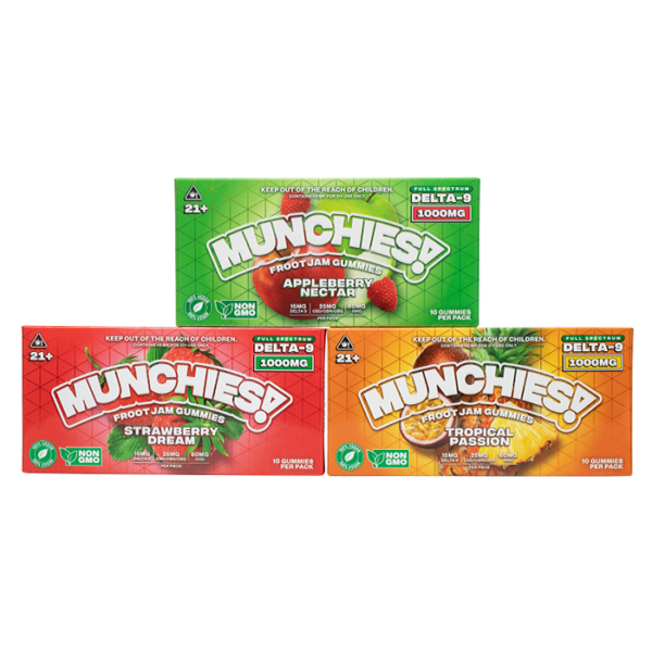 Munchies 1000MG Froot Jam Gummies