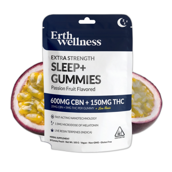 Erth Wellness Extra Strength Sleep + Gummies Passion Fruit